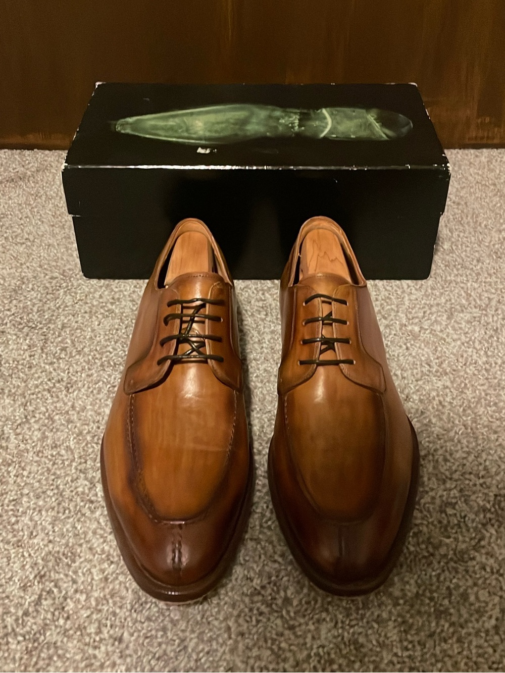 Magnanni Men's Teodoro Shoes in Canela Leather - Picture 3 of 4